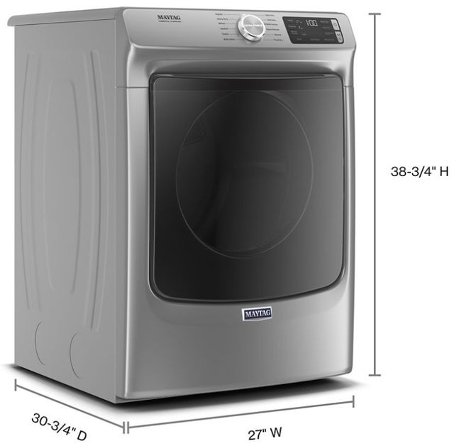 Maytag® 7.3 Cu. Ft. Metallic Slate Front Load Gas Dryer-2