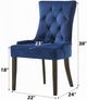 ACME Furniture Farren 2-Piece Blue/Brown Side Chair Set-2