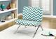 Monarch Specialties Inc. Teal Accent Chair-0