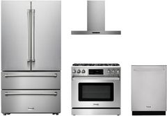 Thor Kitchen® 4 Piece Stainless Steel Kitchen Package
