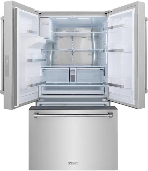 ZLINE 36" 28.9 Cu. Ft. Stainless Steel Freestanding French Door Refrigerator-1