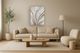 Classy Living Mindful Sculpted Whisper Metallic Abstract Wall Art-1