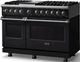 Viking® 5 Series 48" Onyx Pro Style Dual Fuel (NG) Range with Polished Chrome Trim-3