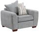 Homelegance® Silverthorne Gray Accent Chair-0