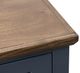 Legends Home Ithaca Blue Denim/Bourbon 83" Fireplace Console-5