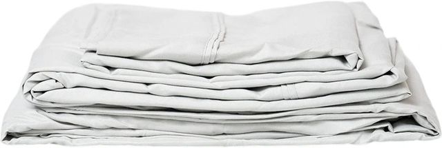 BedTech Thread™ 4-Piece Pewter Full Microplush Poly Bamboo Blend Sheet Set-0
