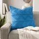 Surya Merdo Sky Blue 20"x20" Toss Pillow with Polyester Insert-4