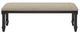 Martin Furniture Hartford Black Dining Bench-1