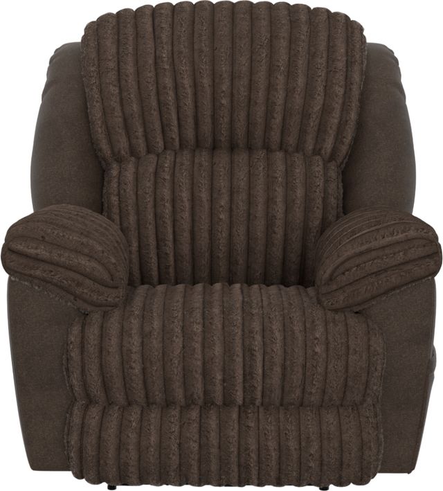 Catnapper® Shaggy Chocolate Rocker Recliner-1