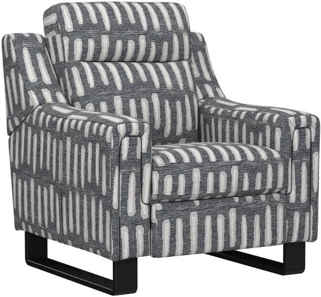 Emerald Home Teagan Black/Gray Dual Power Recliner-0