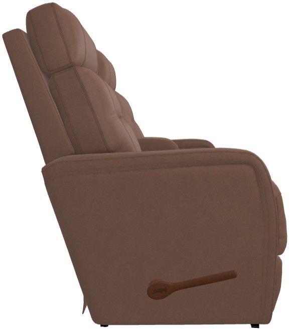 La-Z-Boy® Baron Mocha Leather Manual Wall Reclining Loveseat with Console-2