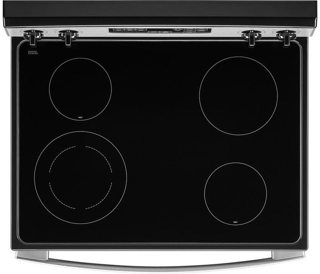 Amana® 30" Stainless Steel Freestanding Electric Range with Extra-Large Oven Window-4