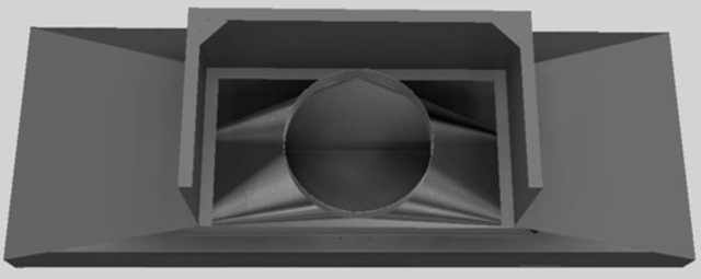 Vent-A-Hood® 66" Gunsmoke Euro-Style Wall Mounted Range Hood-2