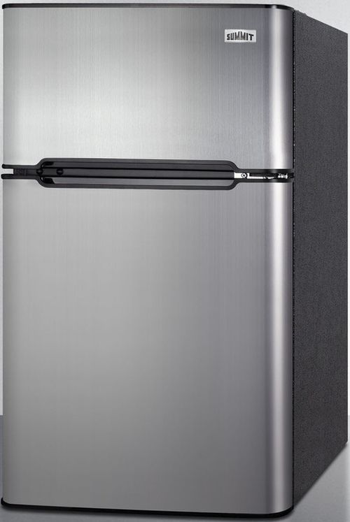 Summit® 19" 3.2 Cu. Ft. Stainless Steel Compact Top Freezer Refrigerator-1