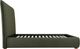 Moe's Home Collection Luzon Deep Forest Tall Headboard Queen Bed-3