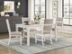 Homelegance® Savile Brushed Antique White Dining Table-1