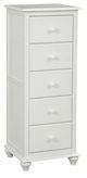 John Thomas Furniture® Cottage Pure White Lingerie Chest-0