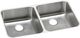 Elkay Lustertone® Classic Lustrous Satin 31-3/4" x 16-1/2" x 5-3/8" Equal Double Bowl Undermount ADA Sink-0
