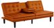 Furniture of America® Eidsberg Orange Futon Sleeper Sofa-0