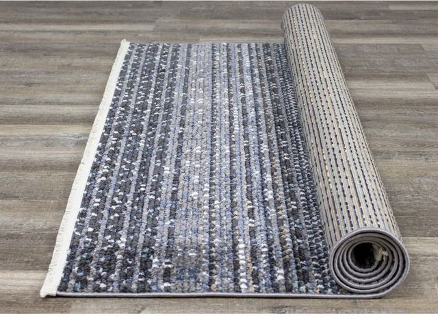 Kalora Interiors Calabar Blue Grey 2'4" x 7'7" Rug-2