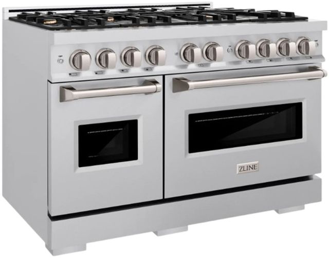 ZLINE Classic 48" Satin Stainless Steel Pro Style Gas Range-2