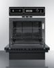 Summit® 24" Black Gas Built In Single Oven-2