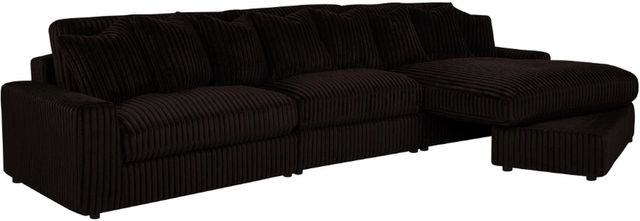 Coaster® Blaine 3-Piece Chocolate Brown L-Shaped Sectional with Chaise-3