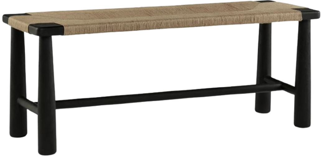 Acerman Bench - Black/Natural Acerman Bench - Black/Natural