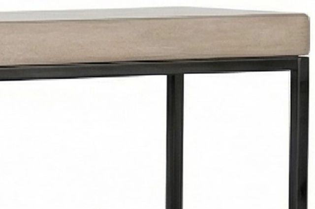 Sunny Designs™ Jax Brown Medium Console Table with Black Base-4