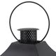 A & B Home Black/White 2-Piece Window Scape Lanterns Set-4