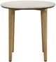 Coaster® Aldis 2-Piece White Occasional Table with Natural Base Set-2