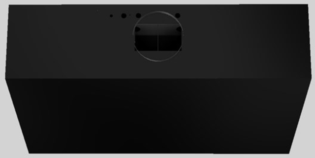 Vent-A-Hood® 48" Black Wall Mounted Range Hood-2