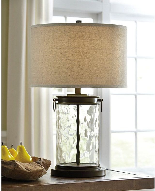 Signature Design by Ashley® Tailynn Bronze/Clear Table Lamp-2