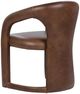Classic Home Archie Bison Brown Leather Dining Chair-4