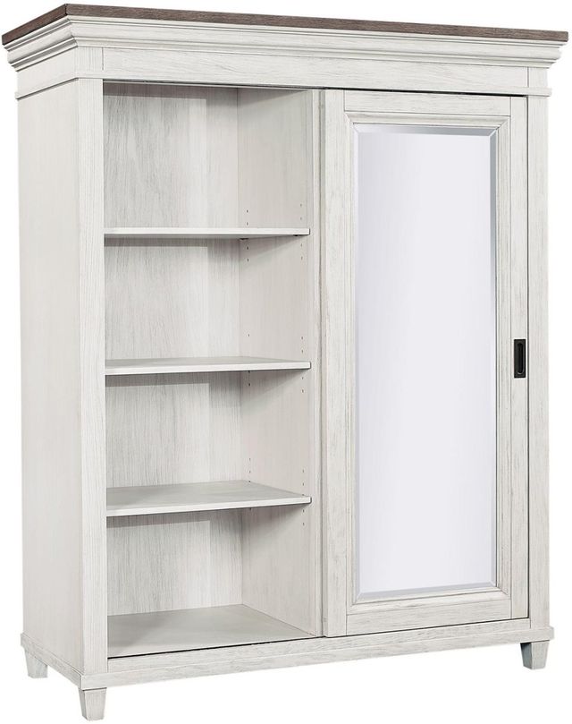 aspenhome® Caraway Aged Ivory Sliding Door Chest-3