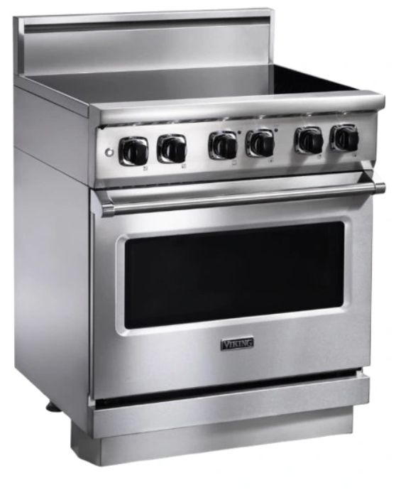 Viking® 5 Series 30" Pure White Pro Style Induction Range-2