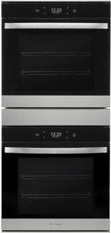 Whirlpool® 24" Fingerprint Resistant Stainless Steel Double Electric Wall Oven 