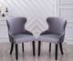 Kwality Imports Lando 2-Piece Gray Accent Chair Set-1