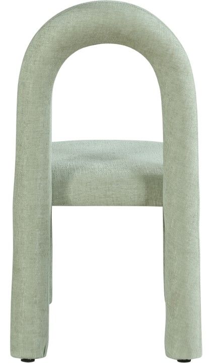 Meridian Furniture Amari Mint Upholstered Dining Chair-3
