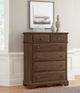 Artisan & Post by Vaughan-Bassett Heritage Cobblestone Oak 5-Drawer Chest-1