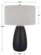 Uttermost® Twilight Satin Black Table Lamp-2