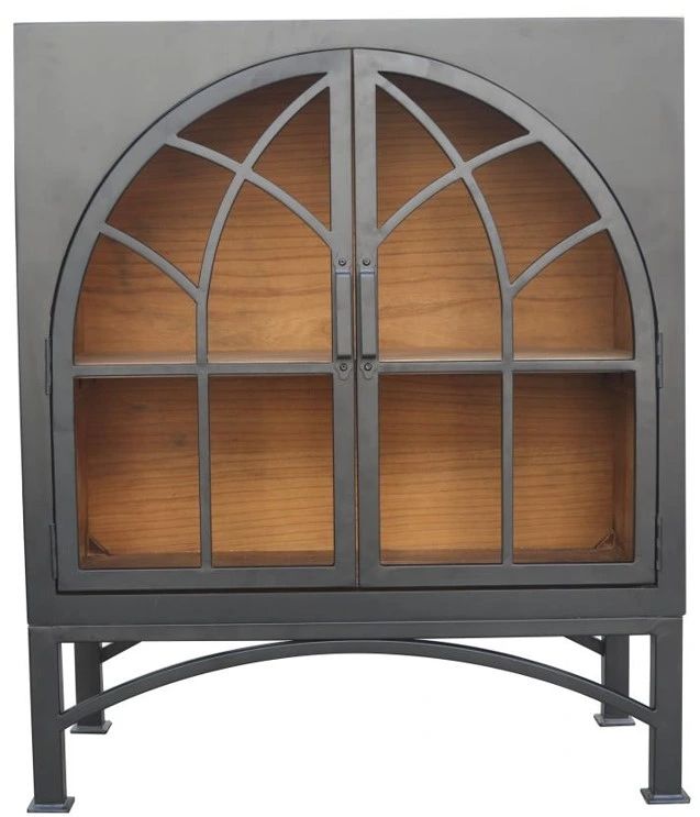 Nest Home Collections Victoria Black Small Cabinet-1