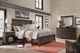 aspenhome® Oxford Peppercorn King Panel Bed-2