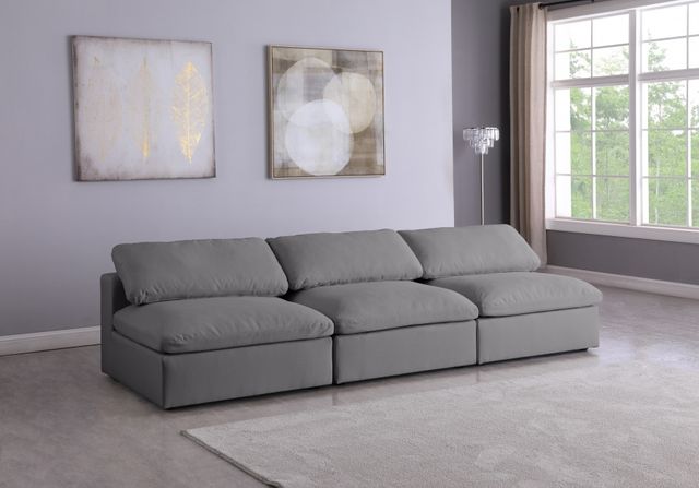 Meridian Furniture Serene Grey Armless Modular Sofa-2