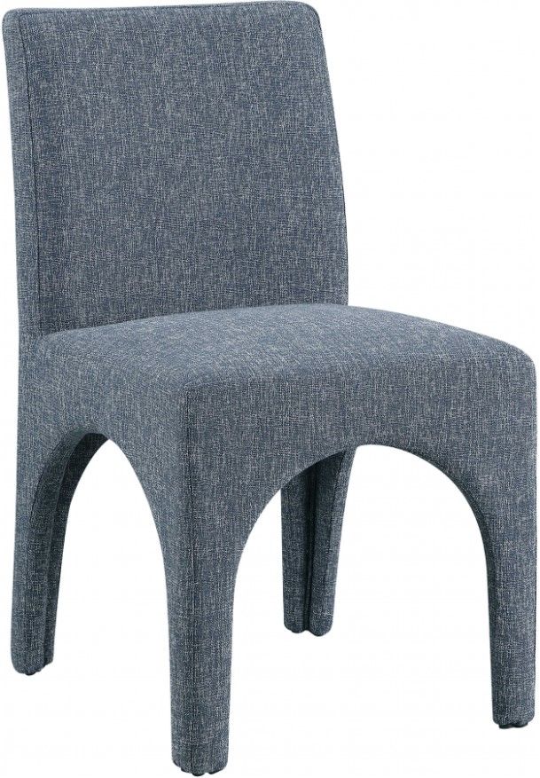 Meridian Furniture Gramercy Blue Upholstered Dining Side Chair-0