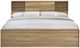 Intercon Vega Natural Oak Melamine King Bookcase Bed-1