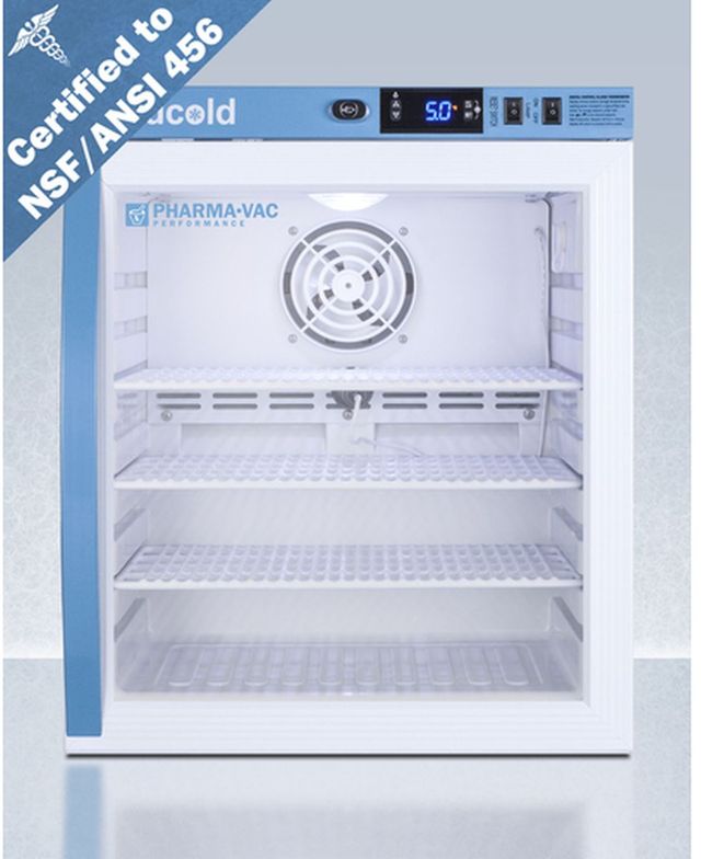 Accucold® 18" 1 Cu. Ft. White Compact Vaccine Refrigerator-1