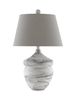 Currey & Company Vitellina White/Gray Table Lamp-1
