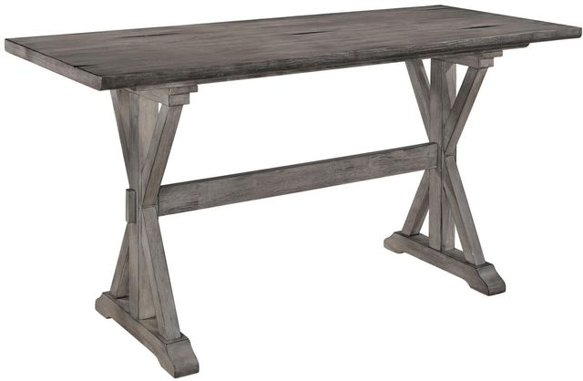 Homelegance® Amsonia Distressed Gray Counter Height Table-0
