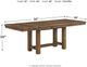 Signature Design by Ashley® Moriville 5-Piece Grayish Brown Dining Table Set-4